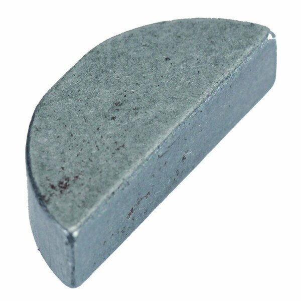 Sunbelt Woodruff Key, 3/16 x 3/4 in Key Size, WK-9 SAE Number, 1 in H A-B1SB44